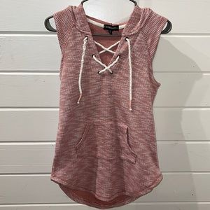 Sleeveless hoodie by Inspired Hearts